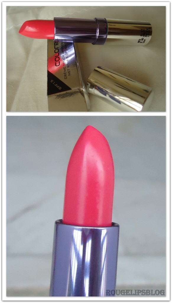 Colorbar U.S.A. Lipstick - Passionate.  (Top pic clicked under bright day light and the bottom one during the late evening light)